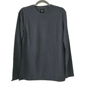 Level Ten Men's Long Sleeve Navy Knit Shirt S Small New